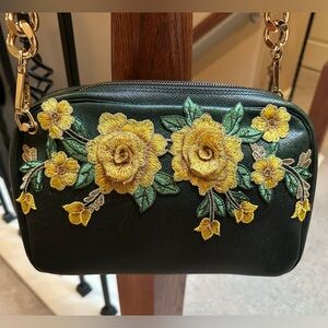 Floral Embroidered Personalized Louis Vuitton bag, chains NOT included